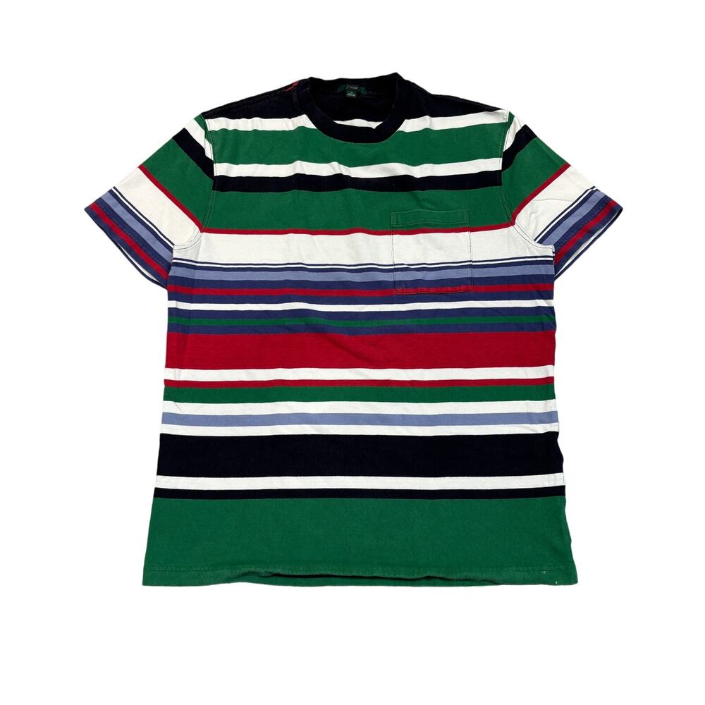 J. Crew Oarsman Striped Retro T Shirt Men's Medium Summer I Turned Pretty